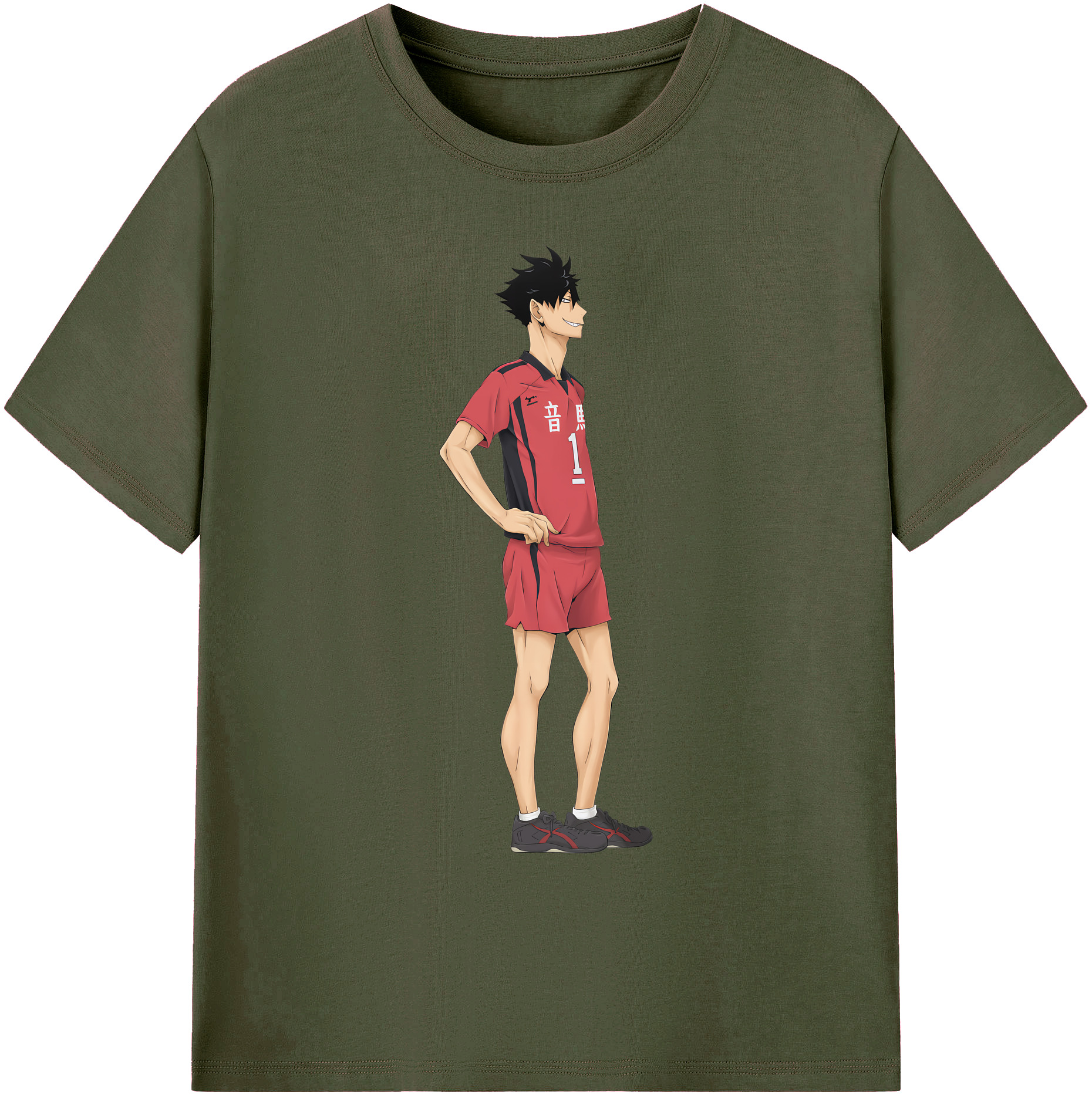 （画像用） ハイキュー!! Haikyu!! 綿100％ メンズ半袖Tシャツ｜肌触りやわらか＆通気性